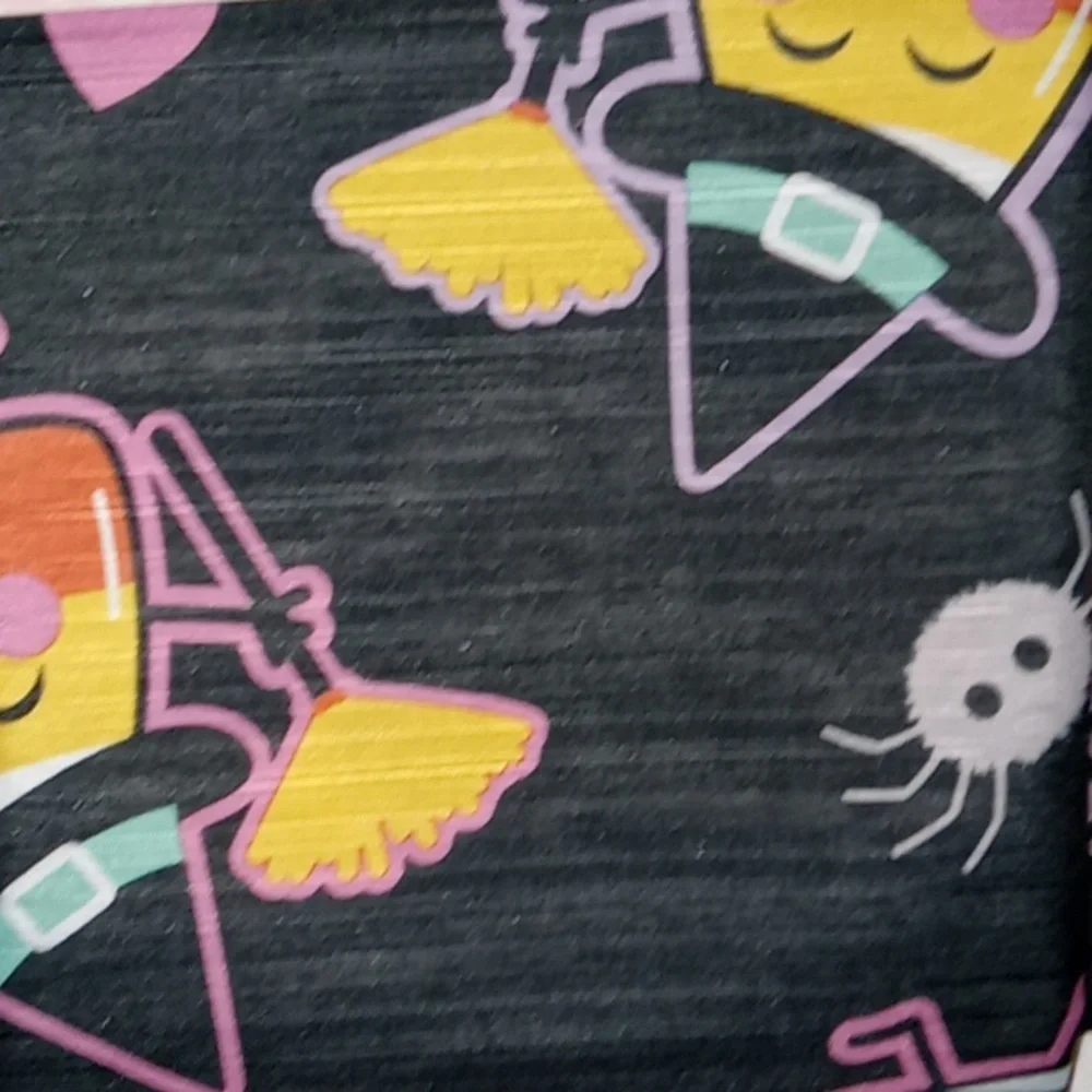 Betsey Johnson Candy Corn and Spider Shower Curtain